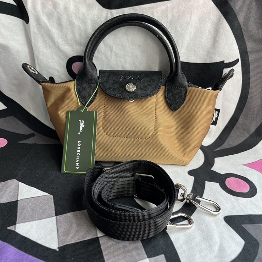 Le Pliage Energy S Recycled Canvas Tan Tote